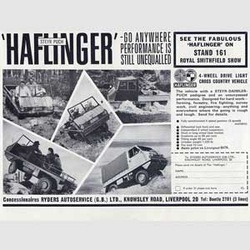 1964 Haflinger advert