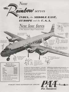 1953 Pan American Airline - vintage ad