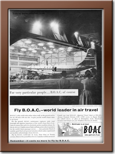1958 BOAC (British Overseas Airways Corporation) 