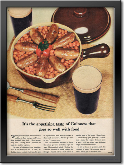 1955 Guinness - framed preview retro