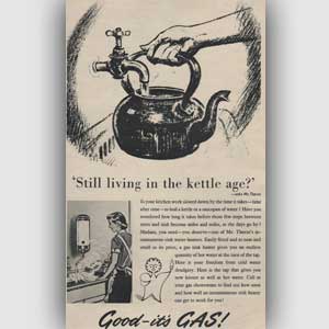 1953 Gas Council 'Kettle'  - vintage ad