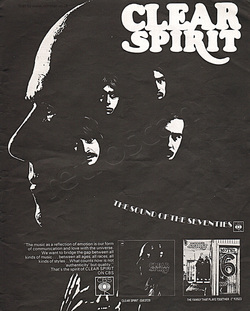 1969 Clear Spirit  - unframed vintage ad
