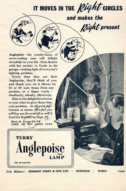 1953 Anglepoise Lamps vintage ad