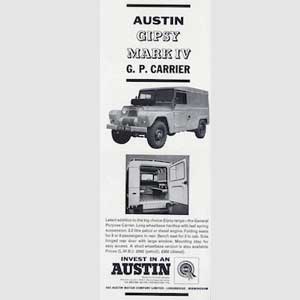 1965 Austin Gipsy - vintage ad