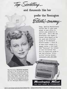 retro Remington Rand advert
