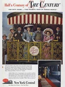 1952 New York Central 'Century' - vintage ad