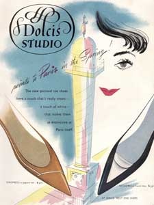 1958 Dolcis Studio Shoes - vintage ad