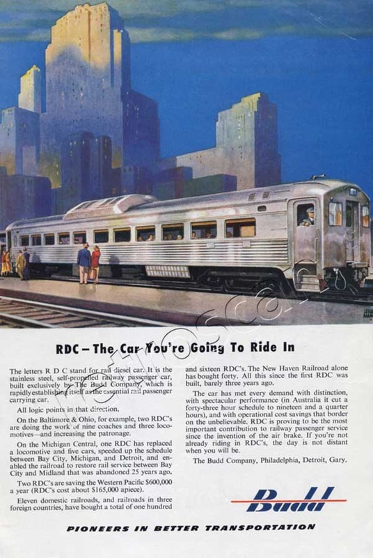 1952 vintage Budd Engineering advert