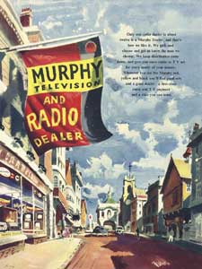1954 Murphy TV and Radio