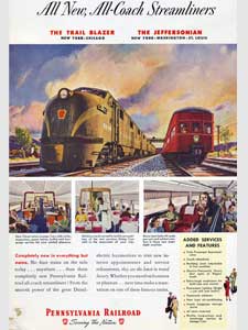 1949 vintage Pennsylvania Railroad