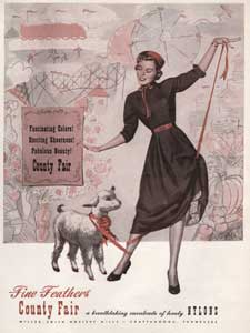 1949 County Fair Nylons - vintage ad