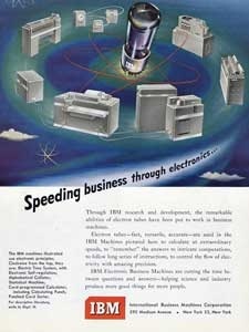 1950 IBM Electronics - vintage ad