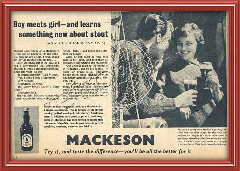 1956 Mackeson Stout  - framed preview