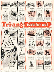 1954 Triang Toys - vintage ad