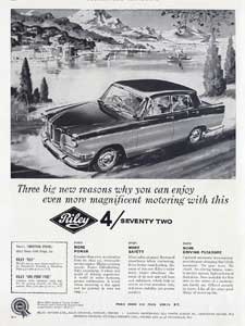 1962 Riley vintage ad