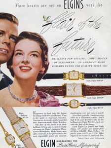 1950 Elgin Watches