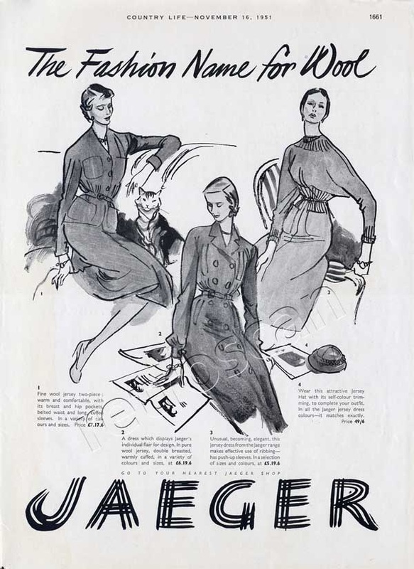 1951 Jaeger knitwear