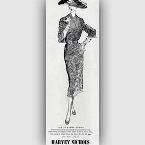 1952 Harvey Nichols vintage ad