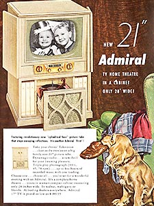  1952 Admiral - vintage ad