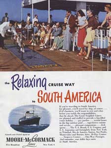 1951 Moore - McCormack Cruises  - vintage ad