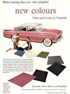 1958 Vauxhall Velox / Cresta Colours