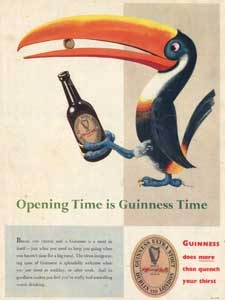 1953 Guinness Gilroy Tucan - vintage