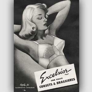 1951 Excelsior Underwear - vintage ad