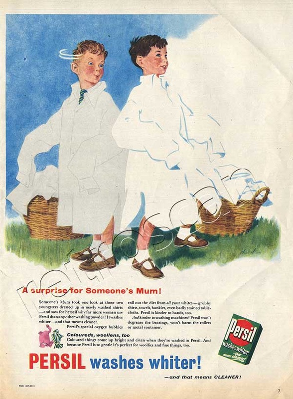 1956 Persil Washing Powder Children- unframed