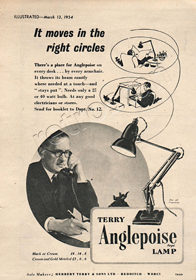 1954 Terry Anglepoise Advert