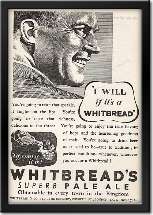 1936 Whitbread Pale Ale  - framed preview