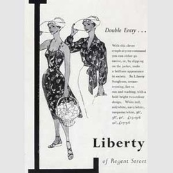 1950 Liberty of Regent Street - vintage ad