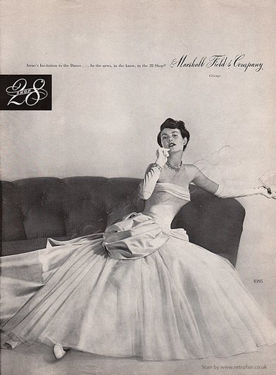 1949 Marshal Field & Co - unframed vintage ad