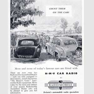 1950 Radiomobile - Vintage Ad