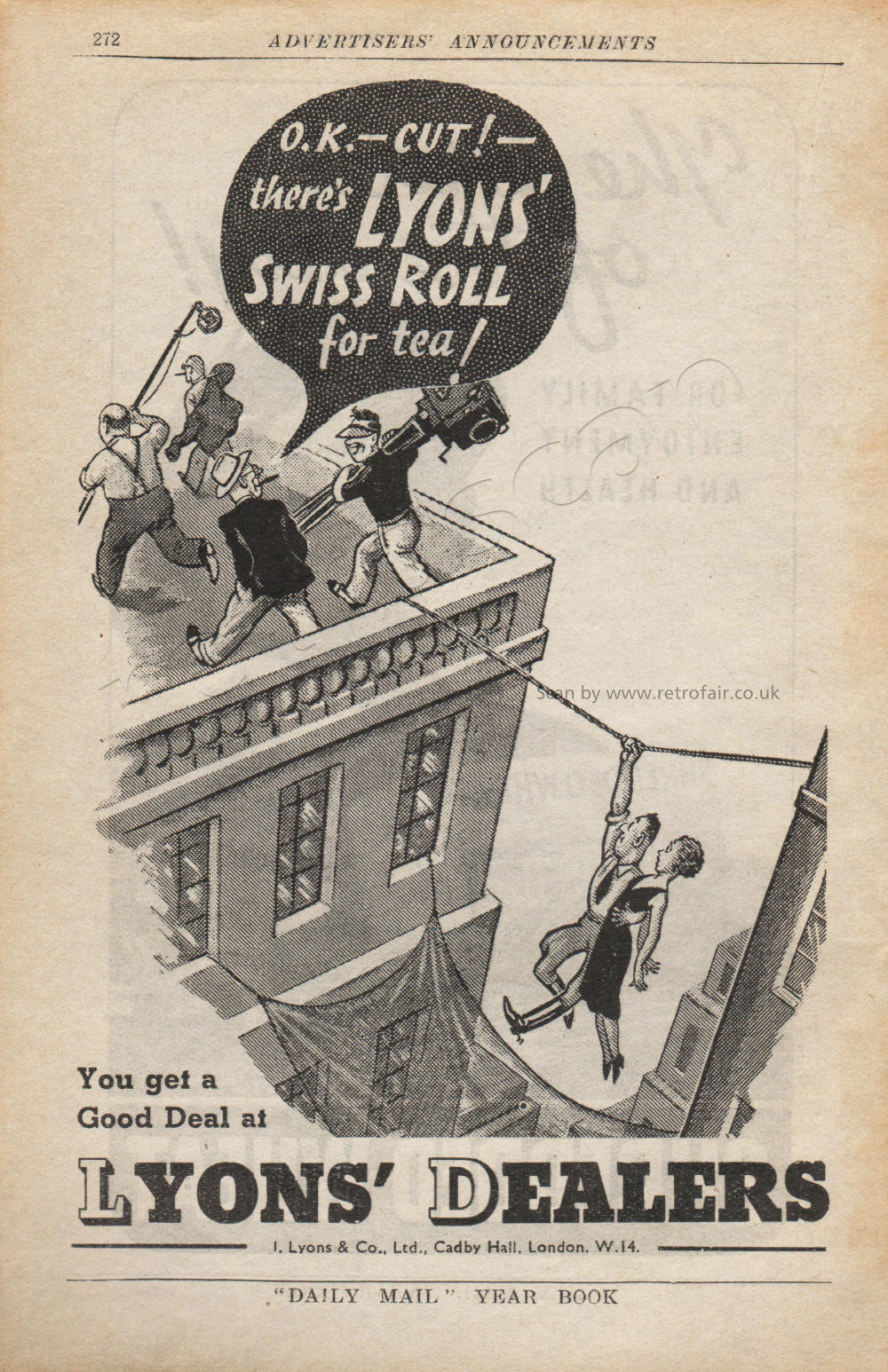 Lyons' Dealers vintage ad