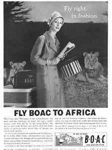 1958 BOAC - vintage ad