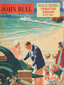 1955 October John Bull Vintage Magazine family beach holiday