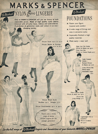 1958 Marks & Spencer - unframed vintage ad