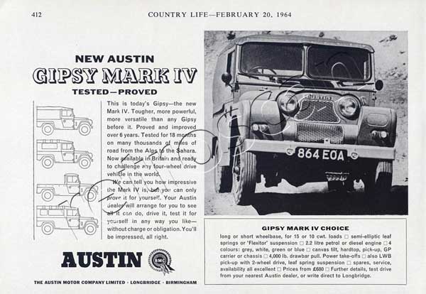 1964 vintage Austin Gipsy