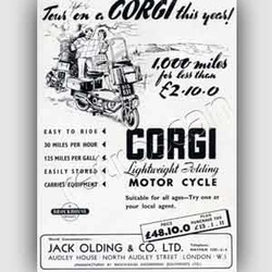 1951 Corgi Scooters - vintage ad