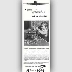 1952 BOAC - vintage ad