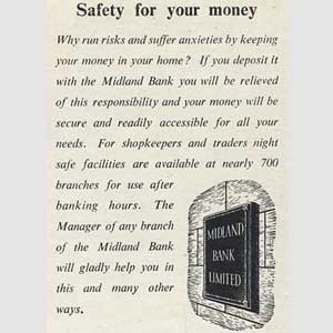 1948 Midland Bank - Vintage Ad