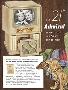 1952 Admiral TV