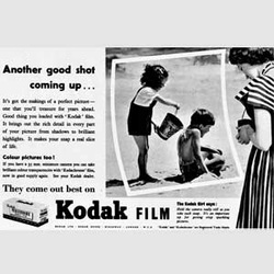 1954 Kodak Film - vintage ad