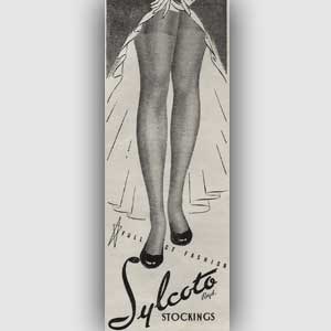 1950 Sylcto Stocking - vintage ad