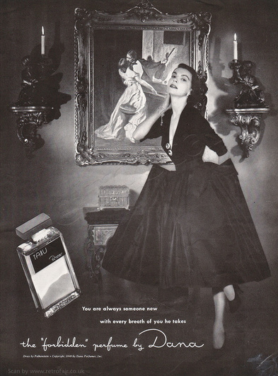  1949 Dana Perfume - unframed vintage ad