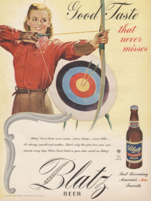 1942 Blatz - vintage ad