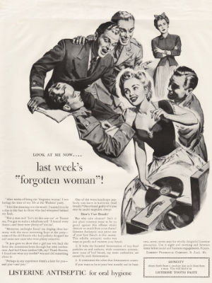 1942 Listerine vintage ad