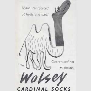 vintage Wolsey Socks Camel ad
