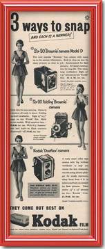 1954 Kodak Cameras  - framed preview