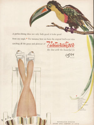 1944 Naturalizer - vintage ad